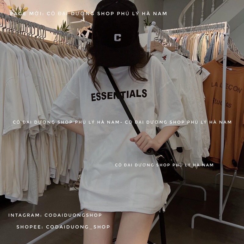 Áo phông essentials 2 cộc tay