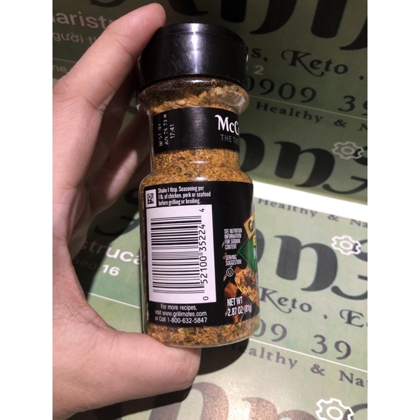 Gia vị ăn kiêng Mc Cormick Montreal Chicken của Mỹ