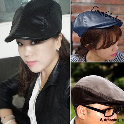 Mũ Nồi Bằng Da PU Cổ Điển Cho Nam Và Nữ