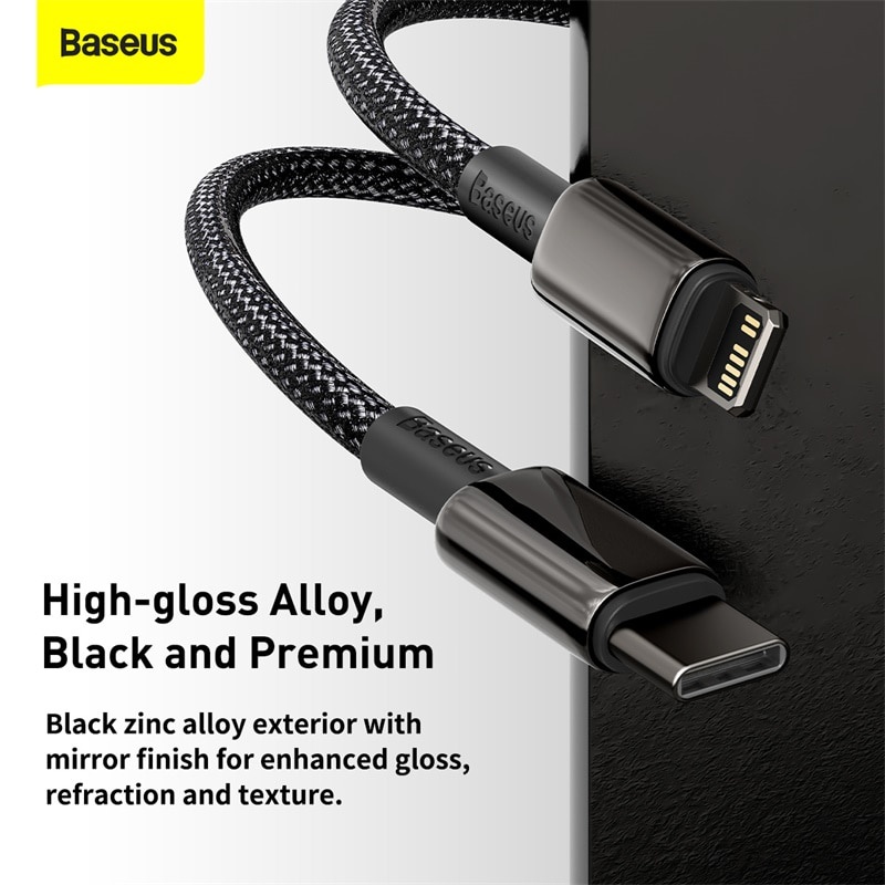 Cáp Sạc Nhanh Baseus 20W PD USB Type C Cho iPhone 12 11 Pro XS Max XR X