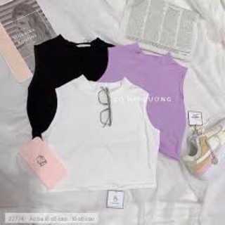 Áo ba lỗ cổ 3 phân