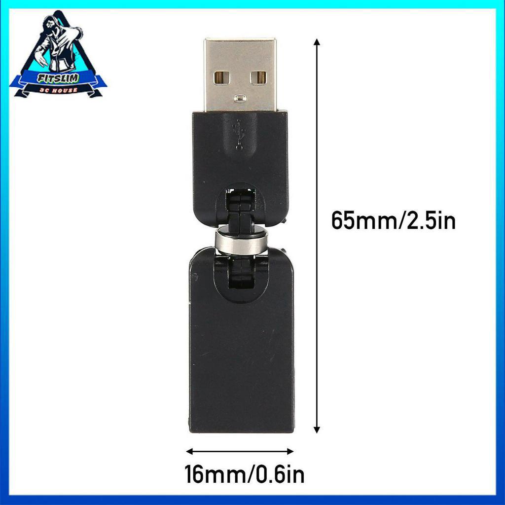 Usb chuyển đổi đầu cắm sang đầu nhận xoay 360 độ