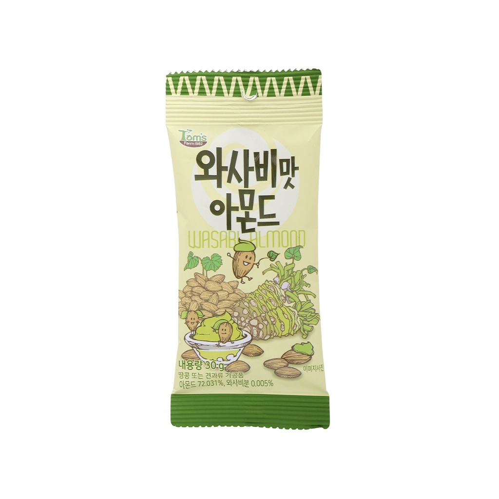 (7 vị) Hạnh Nhân Tom's Farm Tẩm 30gr