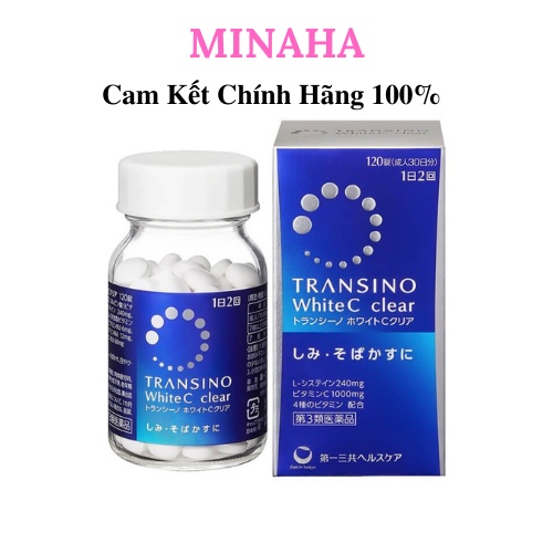 Viên Uống Trắng Da Transino white c Nhật Bản 240 viên