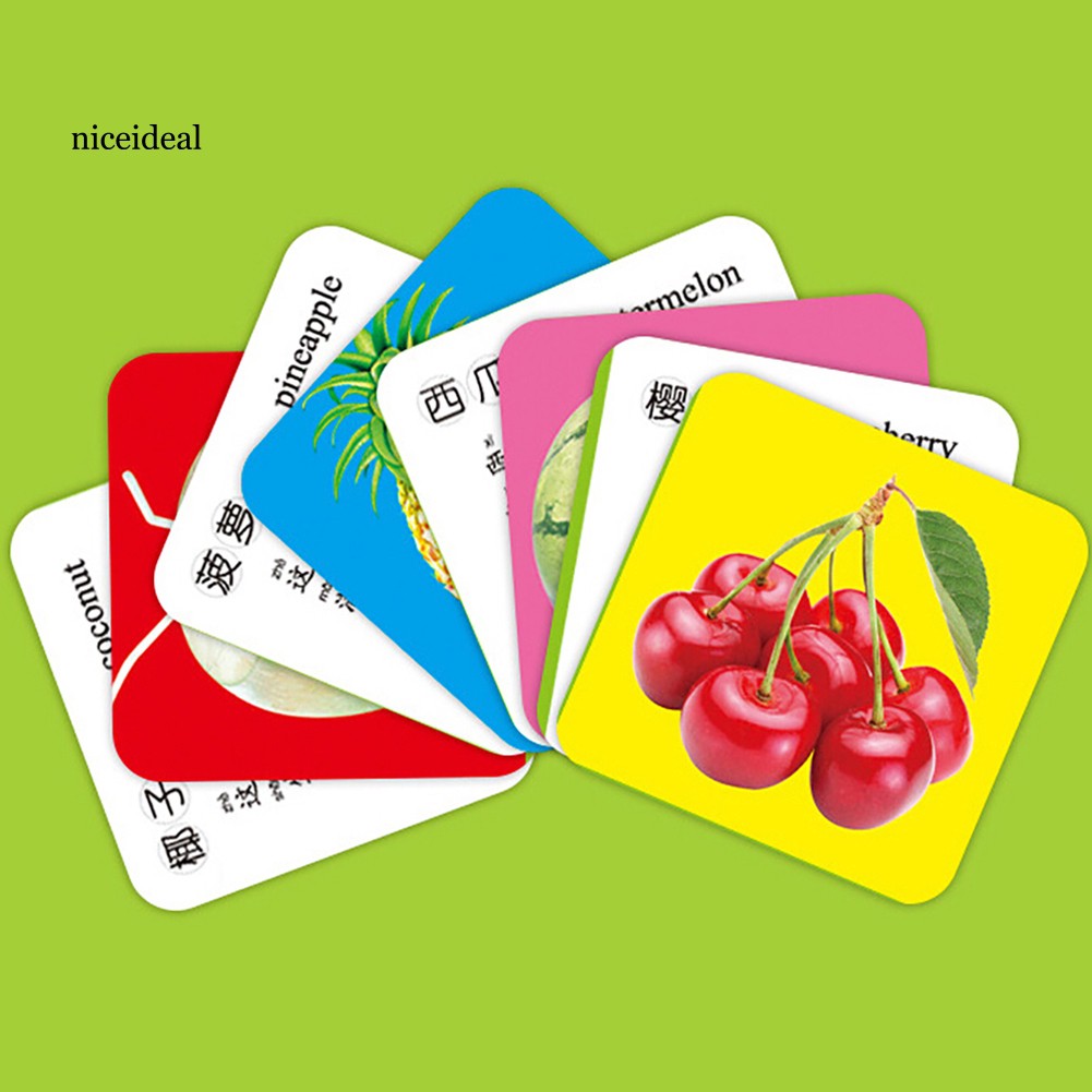 Set 45 Thẻ Flash Card 10cm Hình Động Vật Cho Bé Học Tập