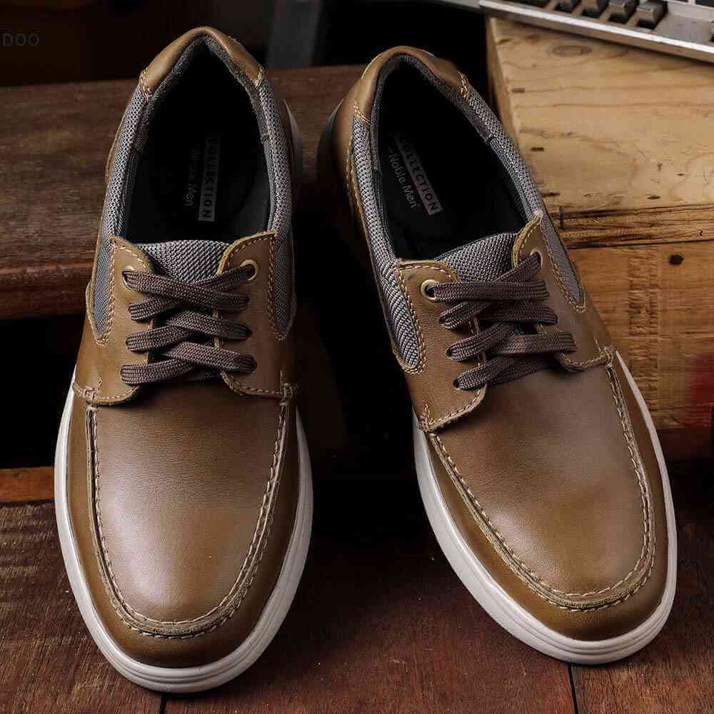 [HOT HOT - FREESHIP] Giày nam da bò thật 100% Mandoo NB2 màu xanh rêu cá tính | Giày da phong cách Vintage