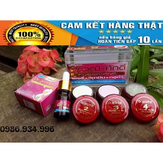 Bộ nám sam da thái lan màu đỏ mang lại làn da trắng mịn - thái lan