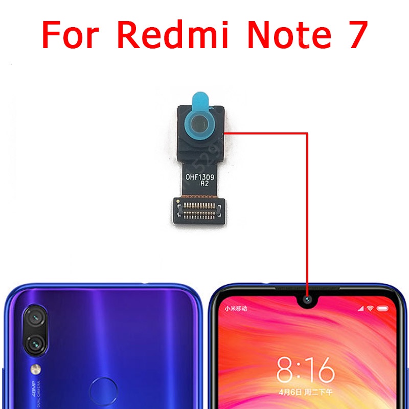 Camera Trước Chất Lượng Cao Thay Thế Cho Xiaomi Redmi Note 5 5A 6 7 8 8T 9 9S 9T 10 Pro 10S
