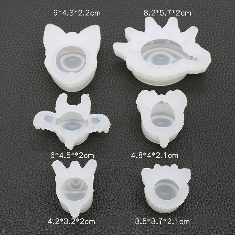 Khuôn Silicone Làm Mặt Dây Chuyền Hình Mắt Quỷ Độc Đáo