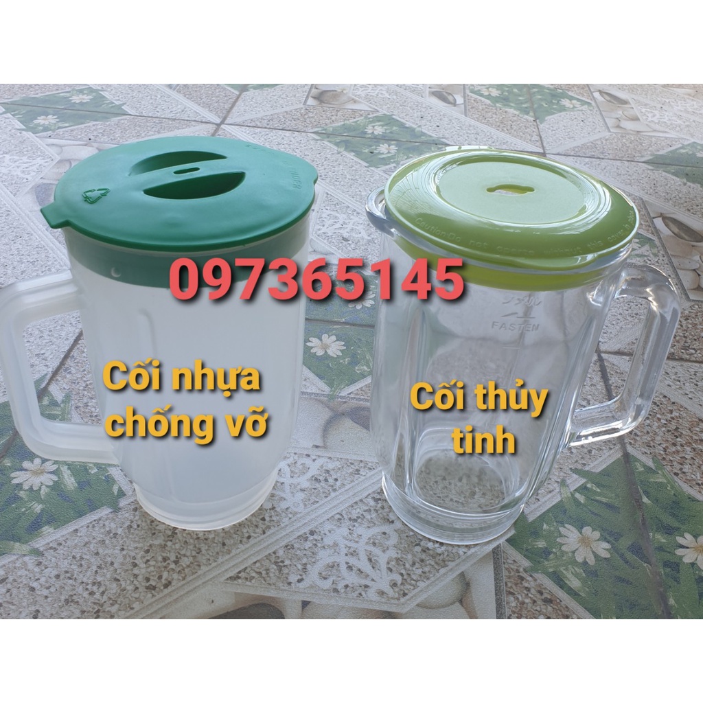 Cốc lớn máy xay bằng thủy tinh máy goldsun- Kho buôn linh kiện gia dụng