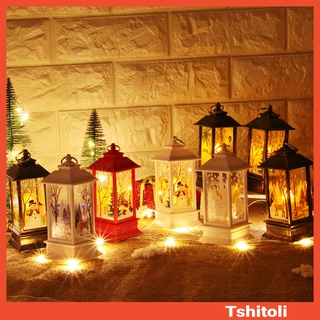 Đèn ngủ để bàn/treo trang trí Giáng Sinh họa tiết ông già Noel/người tuyết/tuần lộc