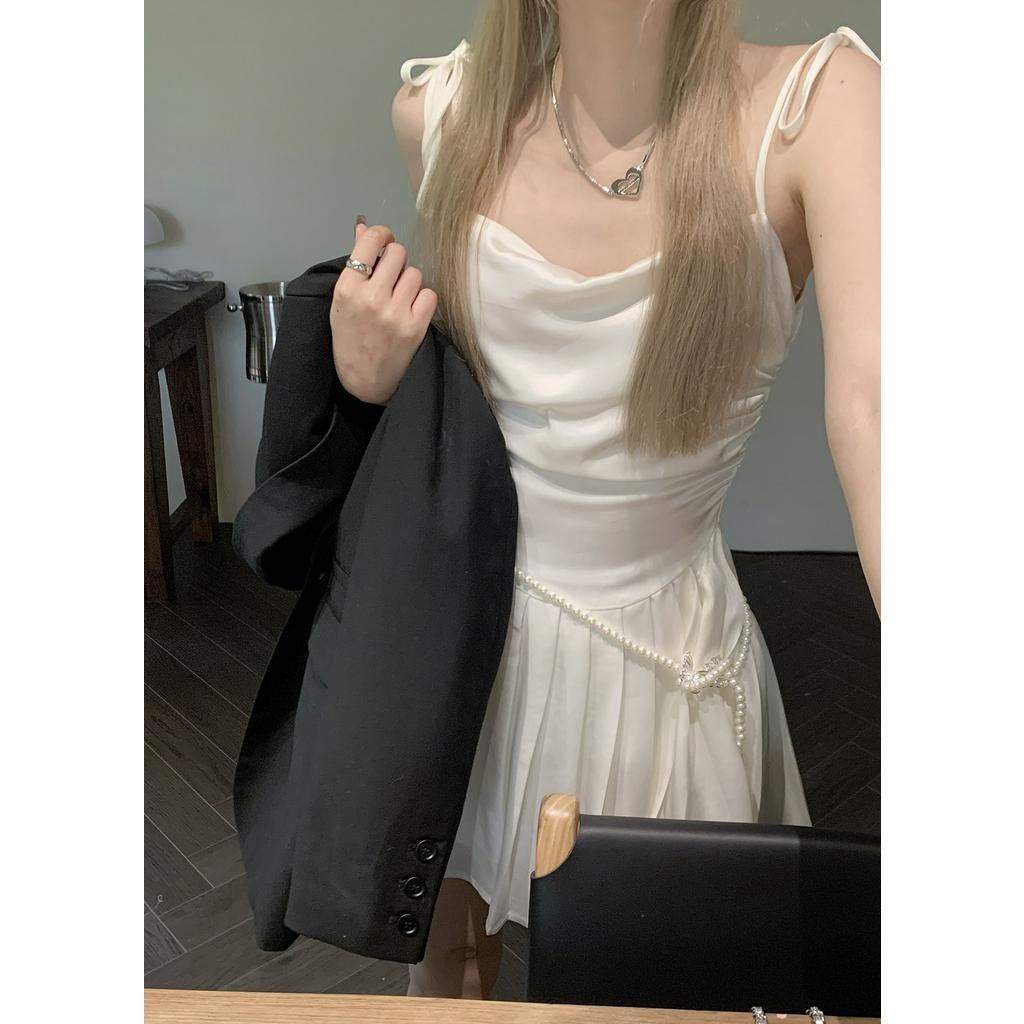 (MớI) Đầm TrắNg 63338 + ThắT Lưng