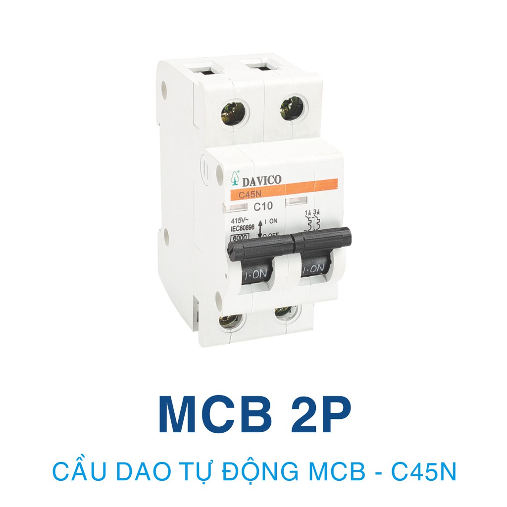 Cầu dao cb tự động MCB 2P- C45N
