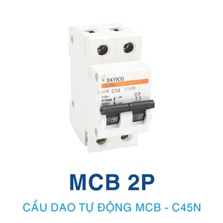 Cầu dao cb tự động MCB 2P- C45N