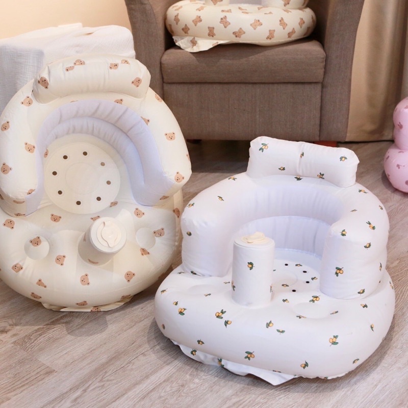 Ghế Hơi Tập Ngồi In Hoạ Tiết Cho Bé Loại Cao Cấp