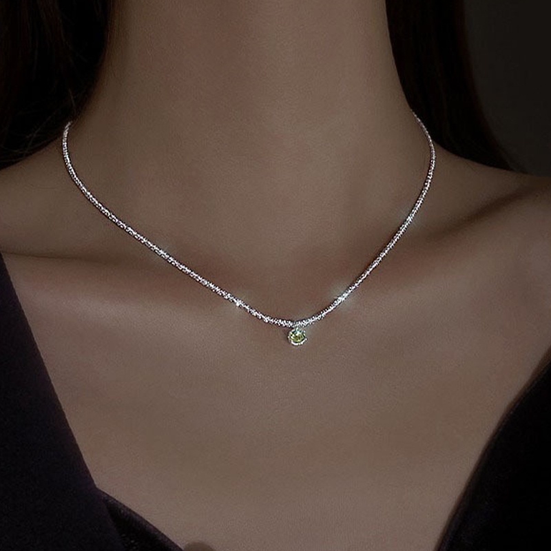 Vòng cổ Bạc Lấp Lánh Thời Trang Dành Cho Nữ