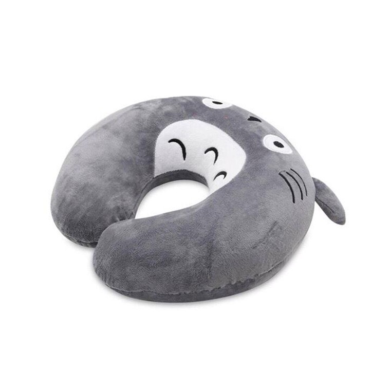 [FREESHIP Toàn quốc] Gối chữ U , gối Totoro vải nhung siêu dễ thương