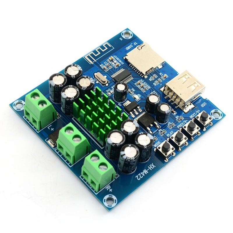 Bảng Mạch Khuếch Đại Âm Thanh XH-M422 DC 12-24V TPA3116D2 2 * 50W Bluetooth 4.0