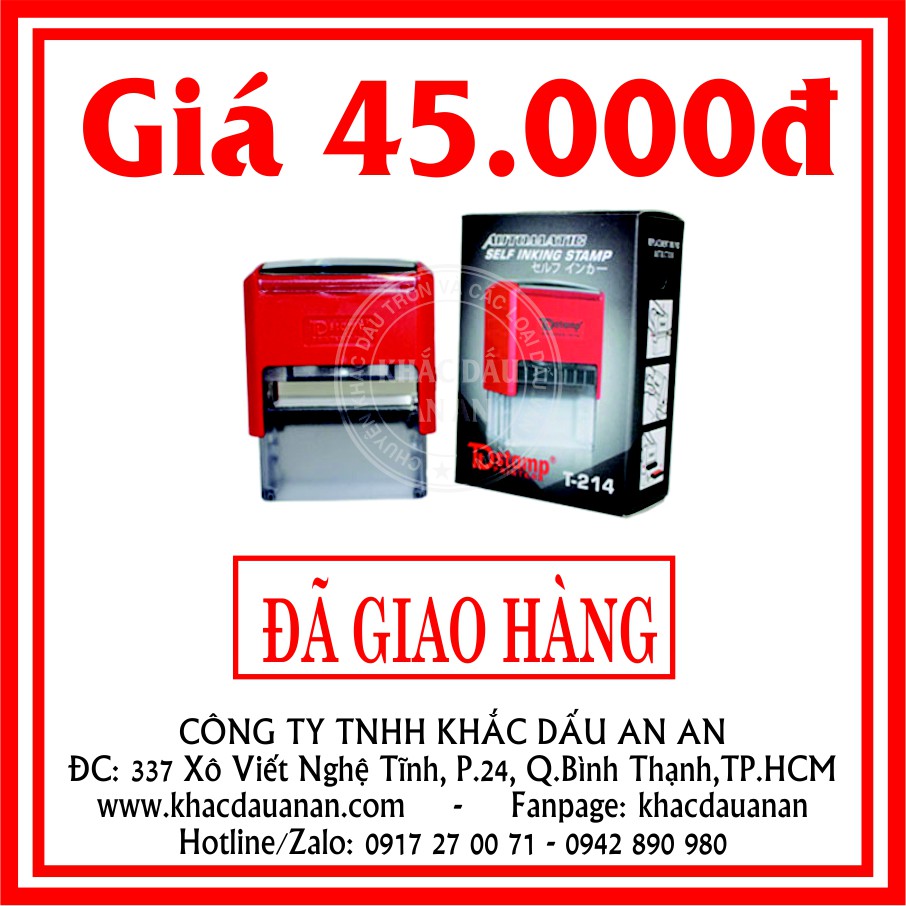 Dấu tên - dstamp- thường