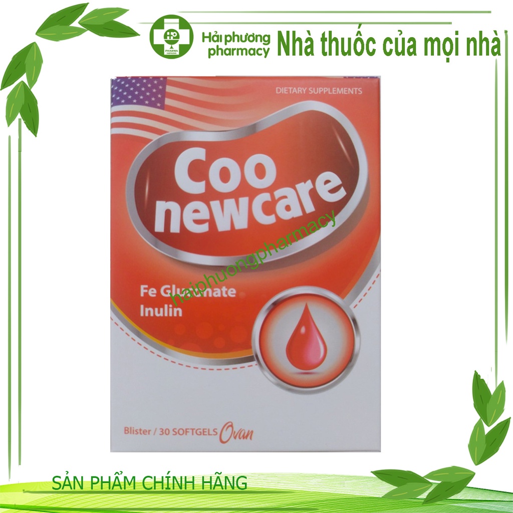Coo newcare - giúp cải thiện tình trạng thiếu máu do thiếu sắt và đặc biệt không gây táo bón-Nhập khẩu từ Mỹ - Hinew