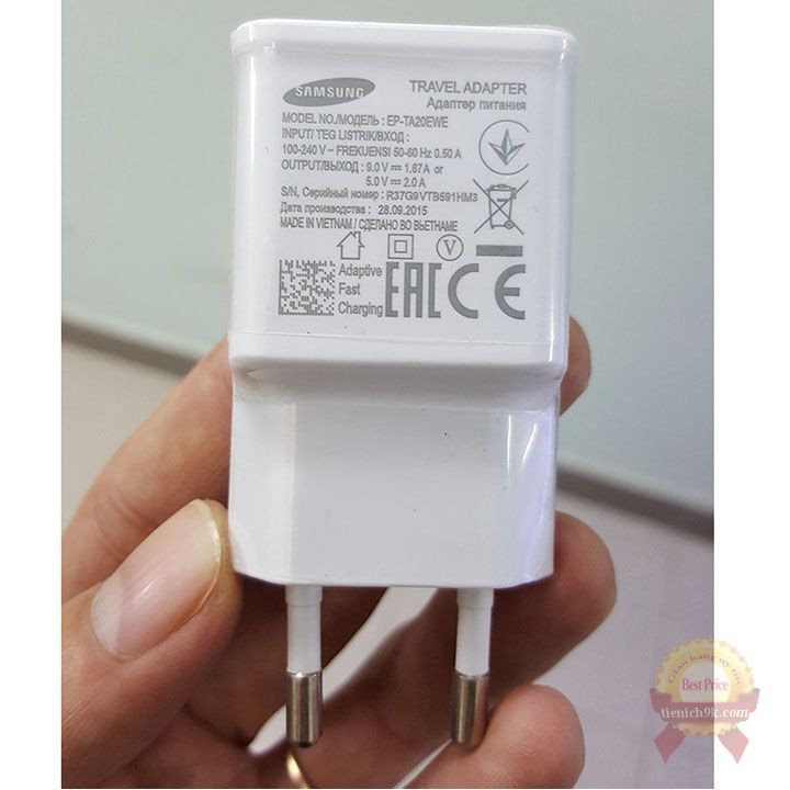 Cốc sạc nhanh cho điện thoại Fast charging Foxconn QC 9V 1.67A 5V 2A cho S8 S9 S10 + plus note