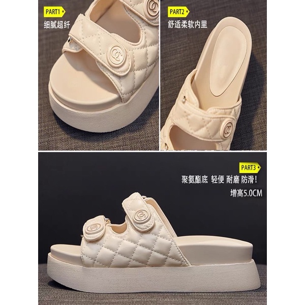Dép xuống tag CN cao 5cm siêu nhẹ sẵn lẻ size