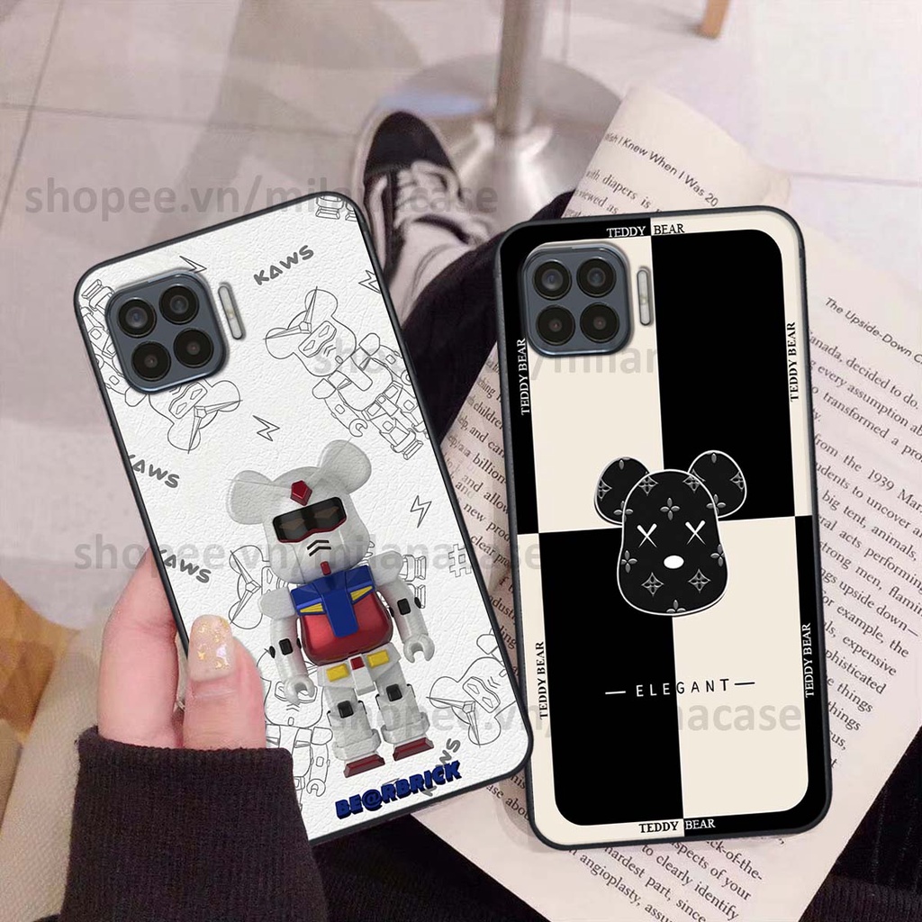 Ốp Oppo A73 / A93 gấu be@rBrick gấu Teddy Kaws siêu đẹp, phong cách, cá tính