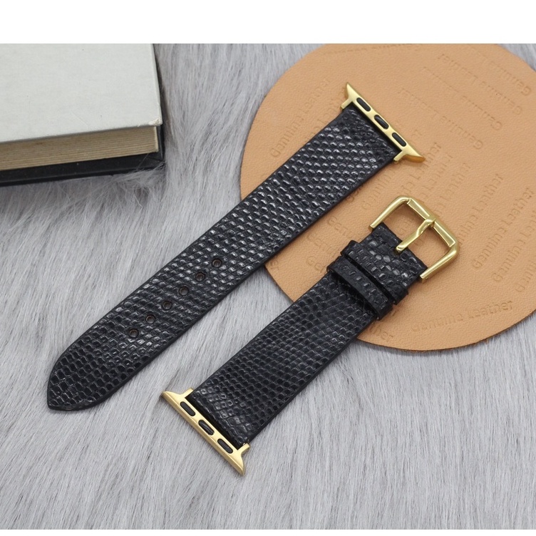 Dây Đeo Thay Thế  AP Da Kỳ Đà Thật, Dây Đeo Thay Thế Cho Đồng Hồ Thông Minh Phom Mỏng  Sản Phẩm Kèm Phụ Kiện