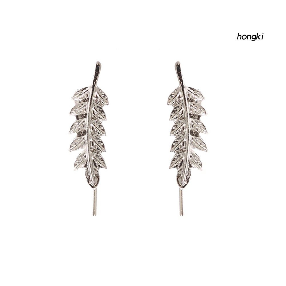 Bông Tai Hình Chiếc Lá Thời Trang Dành Cho Nữ