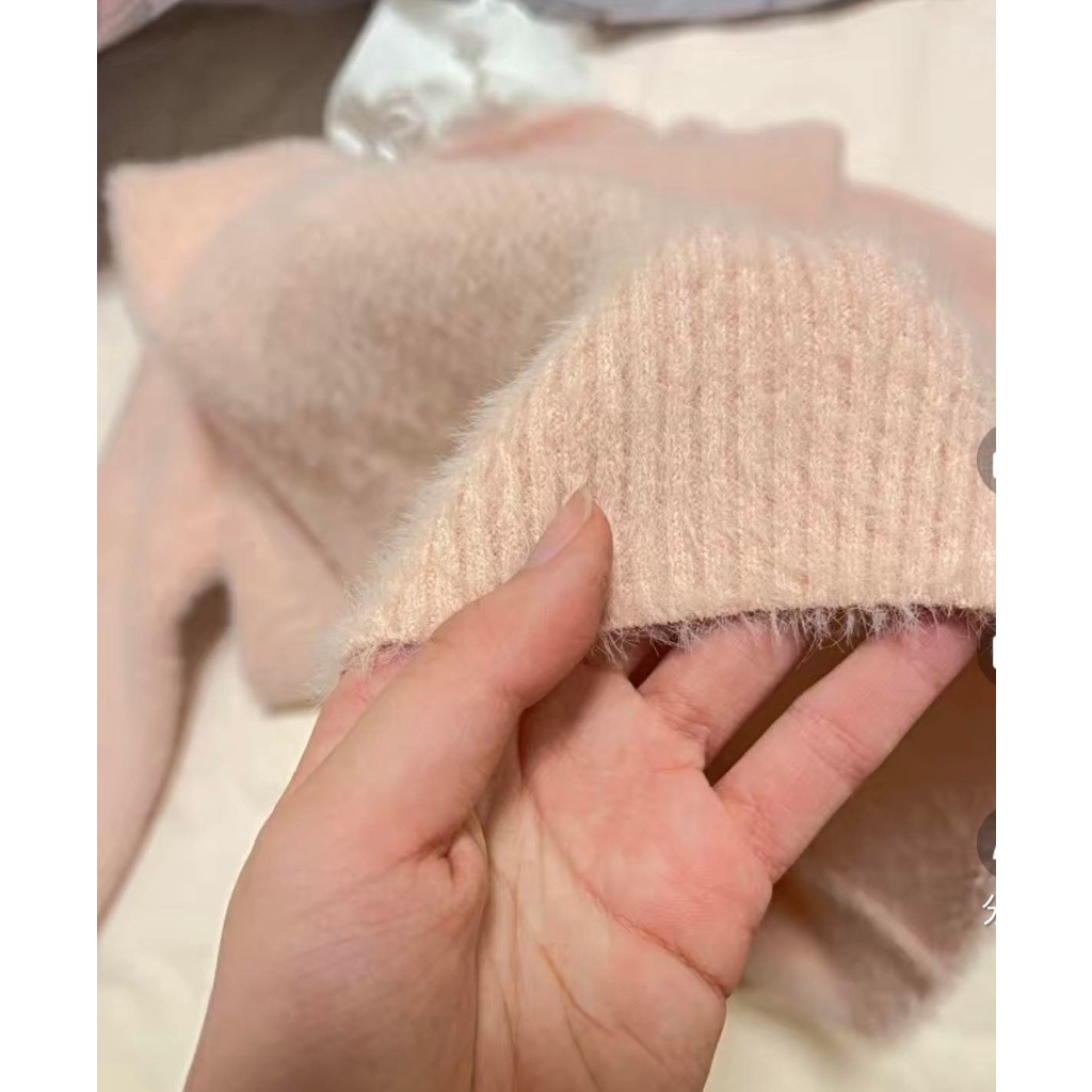 Đầm len lông ôm body thời trang thu đông