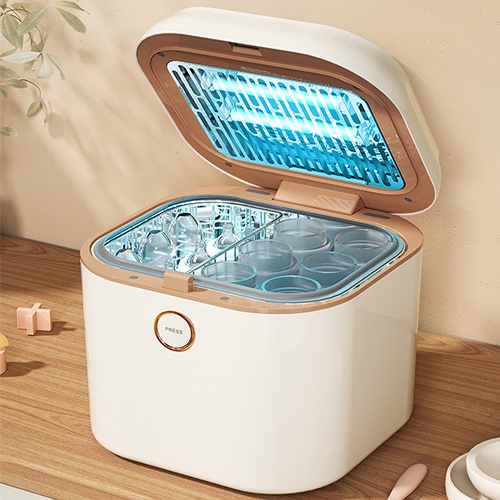 Máy tiệt trùng sấy khô bình sữa Mamahome dung tích 10L cho trẻ sơ sinh bằng tia UV,tặng kèm Ổ 3 CHẤU
