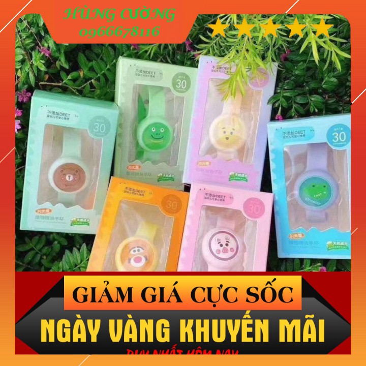 Đồng hồ đuổi muỗi an toàn cho bé yêu