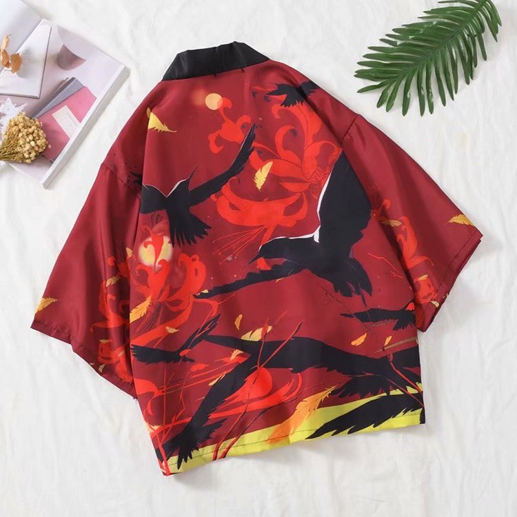 Áo Khoác kimono haori happi đại điêu