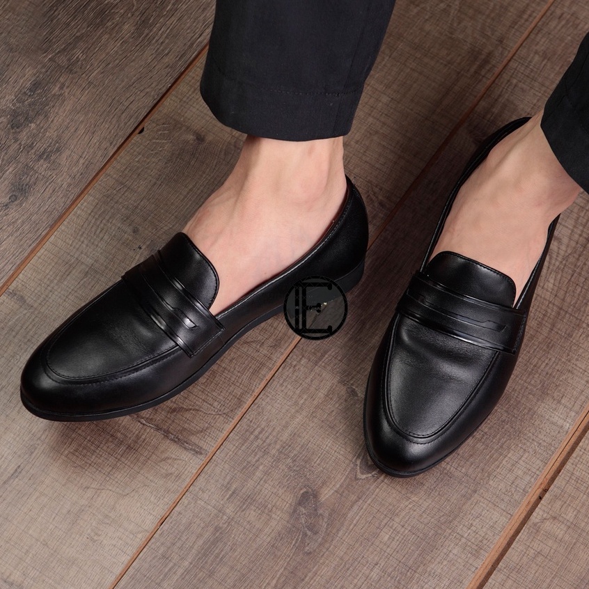 Giày lười nam cao cấp ERMAND da bò thật bảo hành 1 năm kiểu dáng Penny Loafer sành điệu - Mã T42