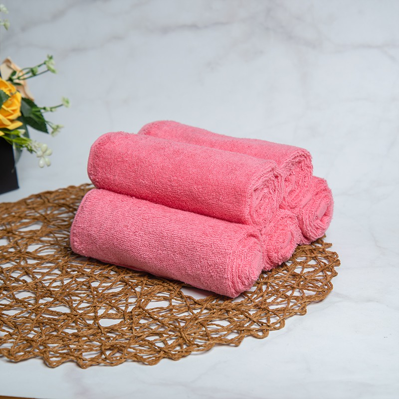 Khăn mặt cotton gia đình nhiều màu sắc 30x50cm Dolhome, khăn rửa mặt Hàn Quốc siêu mềm mại thấm hút nước - 20436