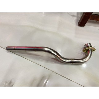 Cổ pô inox Wave 110 Đời 2017->2021, Wave Blade hàn pô zin - Cổ pô inox gắn pô uma. ex2010, spark,.