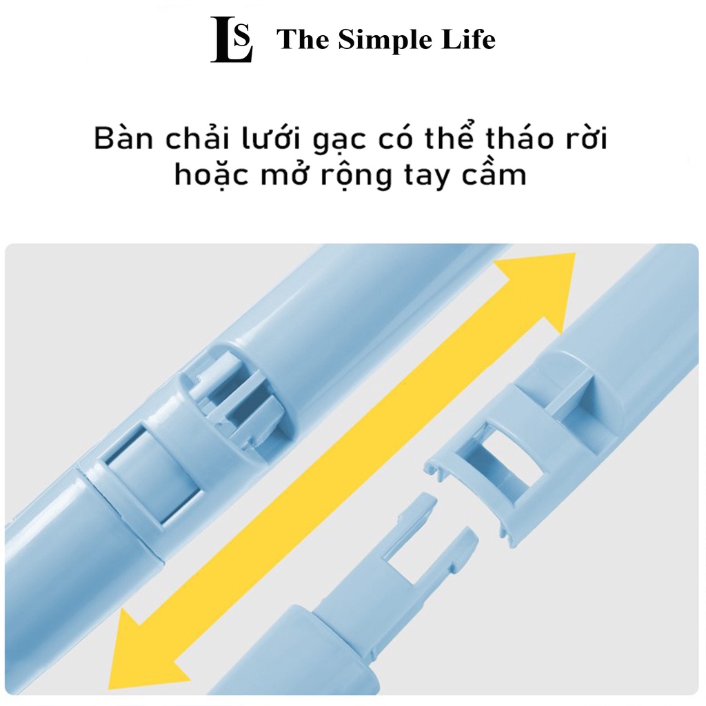 Cây lau kính, cây lau kính đa năng 2 mặt, dụng cụ vệ sinh ghế sofa, sàn nhà, rèm cửa, phủi bụi Coco Shangjia[CHÍNH HÃNG]