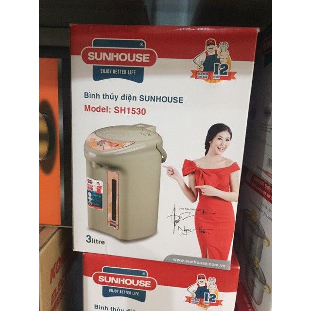 Bình Thuỷ Điện Sunhouse SH1530 BH 12 Tháng
