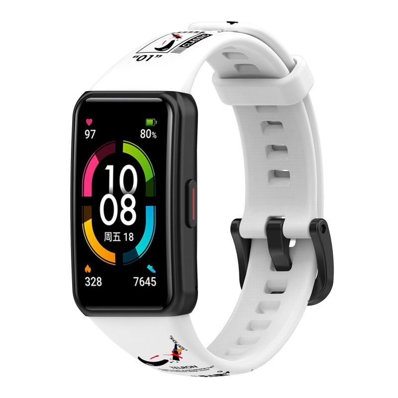 Dây Đeo Họa Tiết Rằn Ri Có Thể Điều Chỉnh Cho Honor Band 6 Band 6 Pro