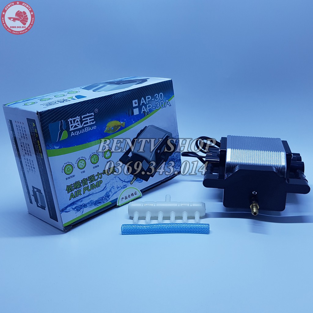 Máy Sủi Oxy AquaBlue AP-30 16W (Hàng Chất Lượng Cao)