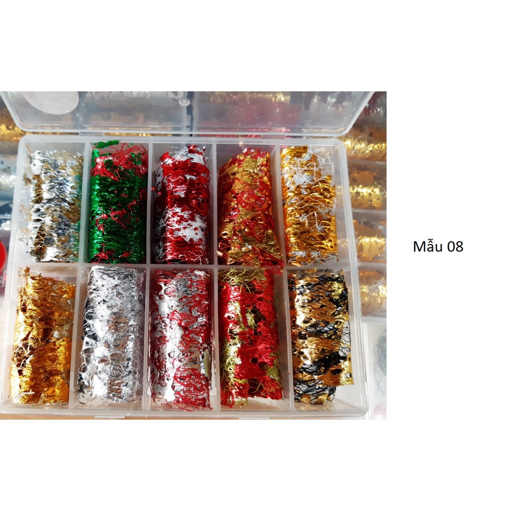 Hộp trang trí Foil ren (NA5827)