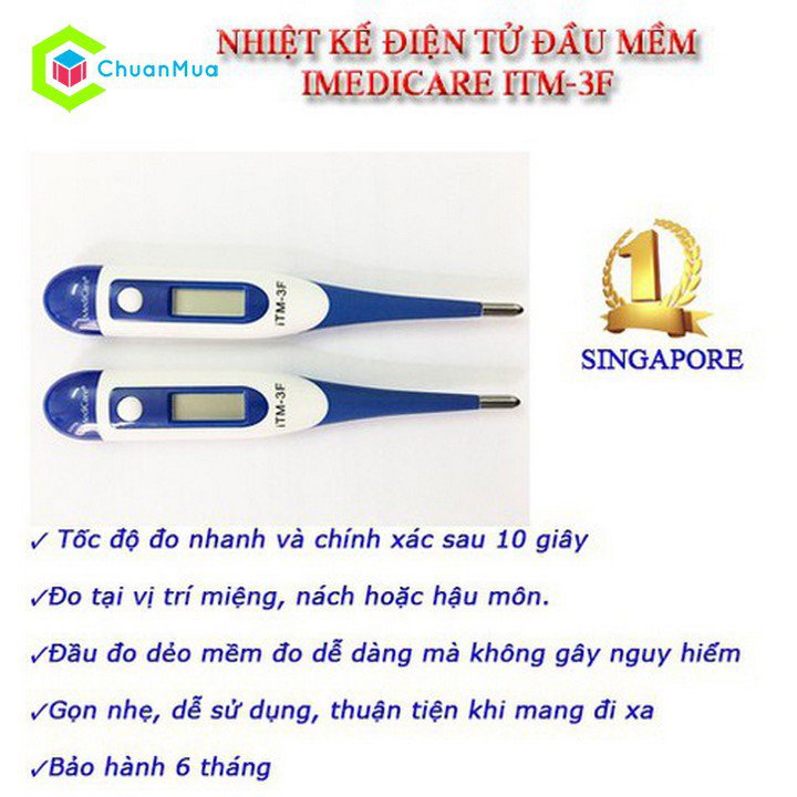 Nhiệt kế điện tử đầu mềm iMediCare iTM-3F