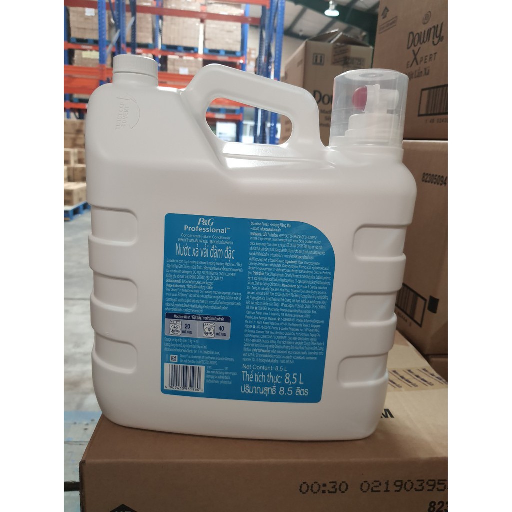 Nước xả vải Downy Chuyên dụng Nắng mai Can khổng lồ 8.5L