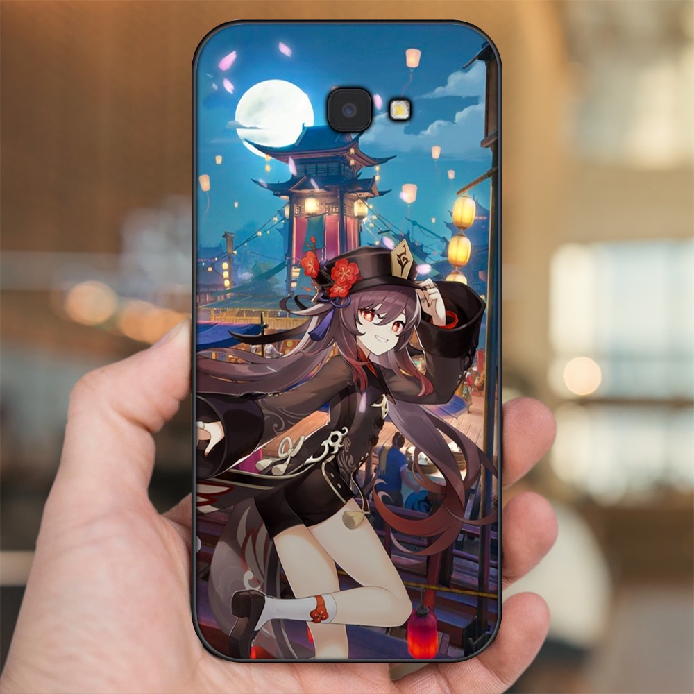 Ốp lưng Samsung J4 Plus viền đen in hình Hutao Genshin Impact