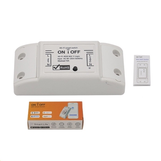 ✦✦ Tuya WiFi Công tắc thông minh 10A / 2200W Công tắc điều khiển từ xa không dây Hẹn giờ Điều khiển ứng dụng Nhà thông minh cho Alexa Google Home [hotel8]