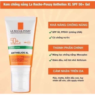 KEM CHỐNG NẮNG LAROCHE DA DẦU