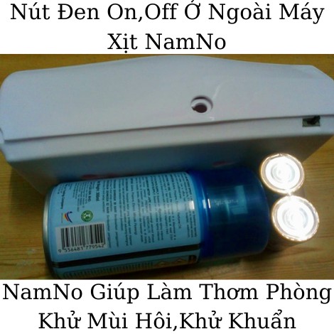 Máy xịt phòng khử mùi, Máy xịt thơm khử mùi tự động, Bình xịt thơm phòng cảm biến ánh sáng NamNo