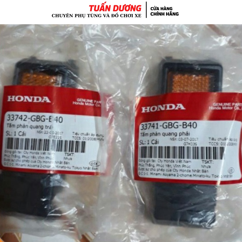 Mắt cua ốp vai xe Dream [ CHÍNH HÃNG ] phản quang lắp cho dream thái và dream việt các đời hàng xịn