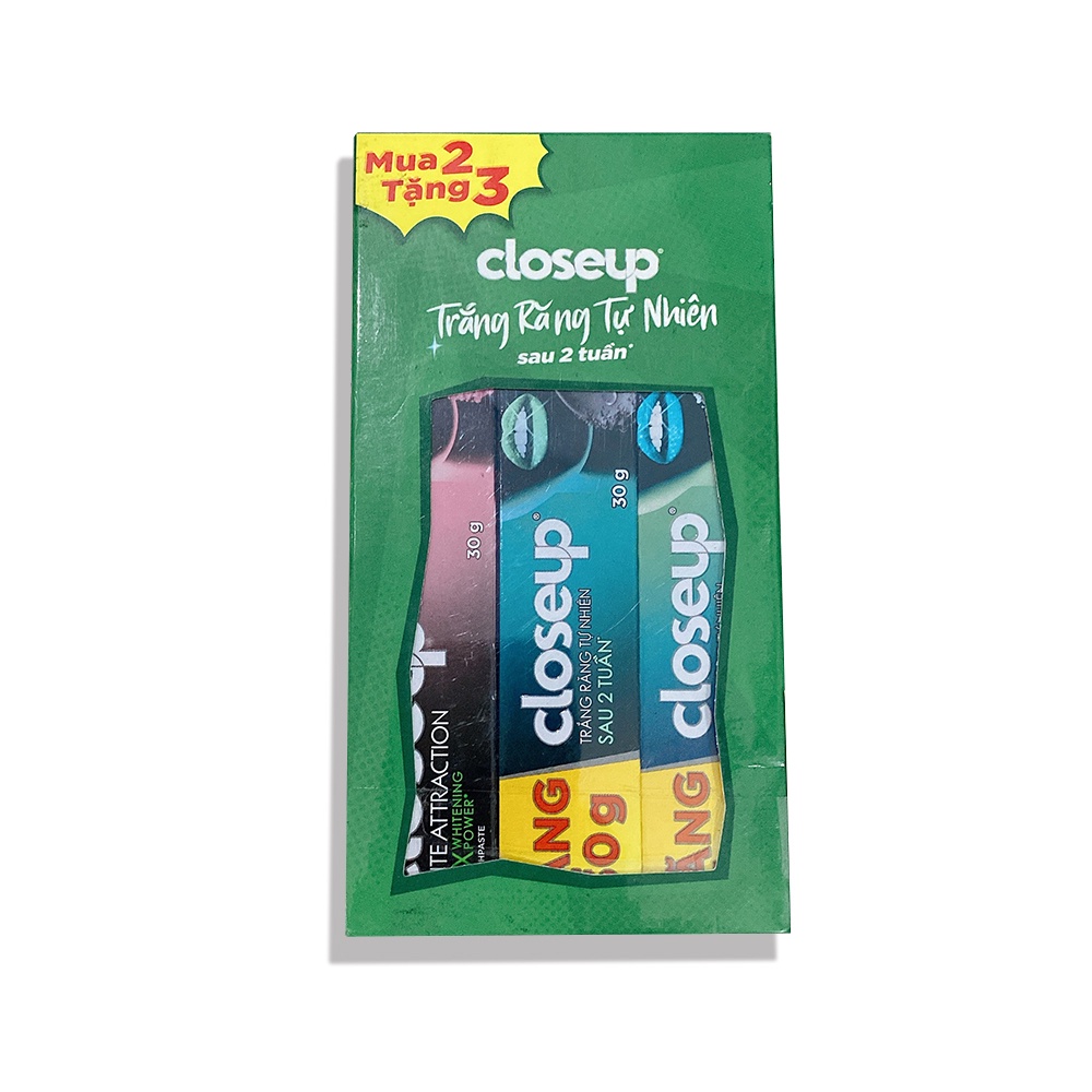 Combo 3 cây kem đánh răng Closeup (mỗi cây 30gr) Date mới 24 tháng