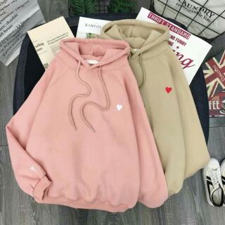 Áo đôi hoodie tim